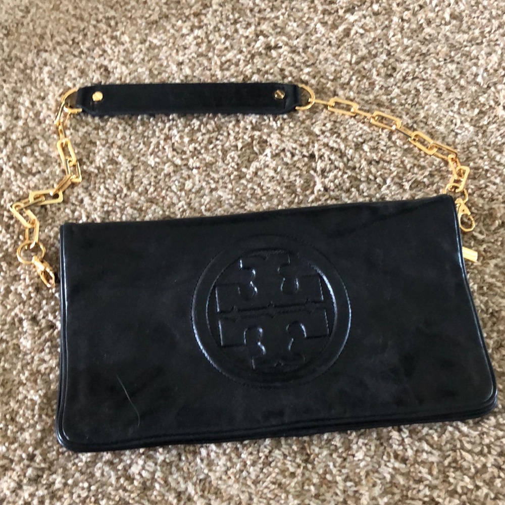 Tory Burch Black Clutch/Shoulder Bag